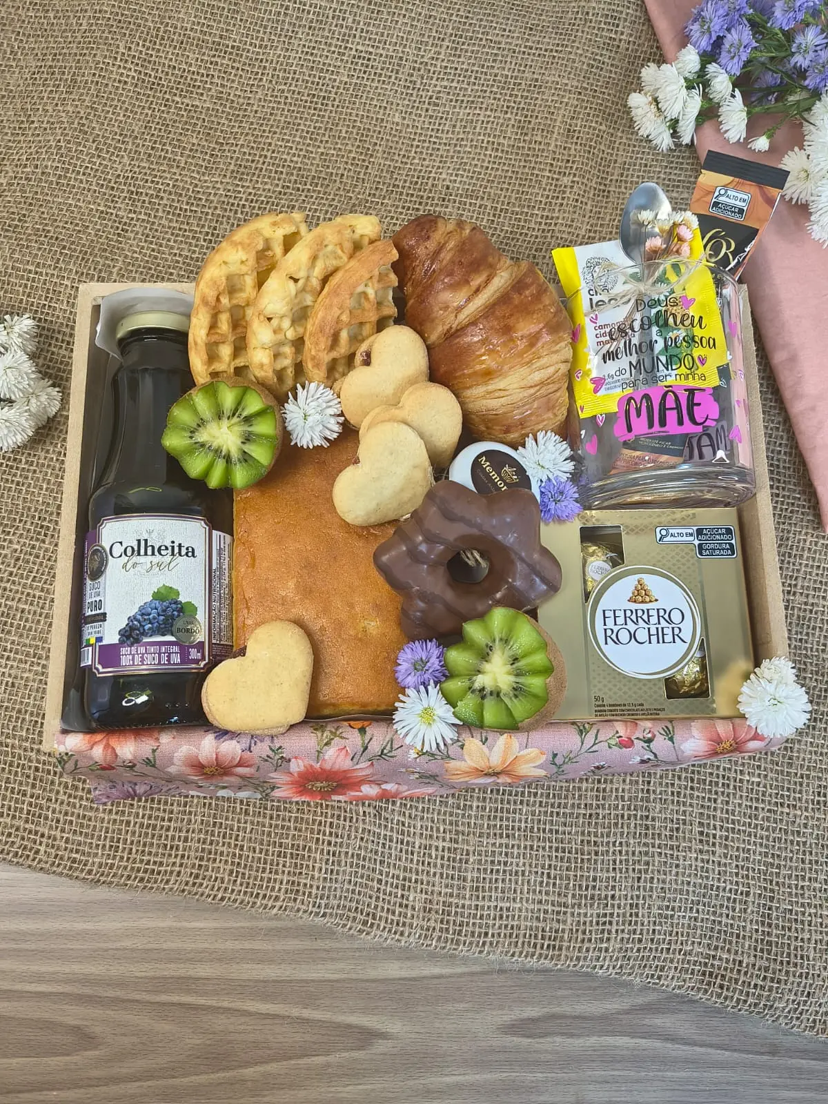 Cesta Dia das Mães Doce Amor - Cesta artesanal em Conselheiro Lafaiete